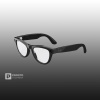 Ray-Ban Skyler (Gen 1) Глянцевый Чёрный с Прозрачно-Голубыми линзами